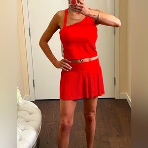 Lululemon everlux asymmetrical tank PLUS Mid-Rise Skirt